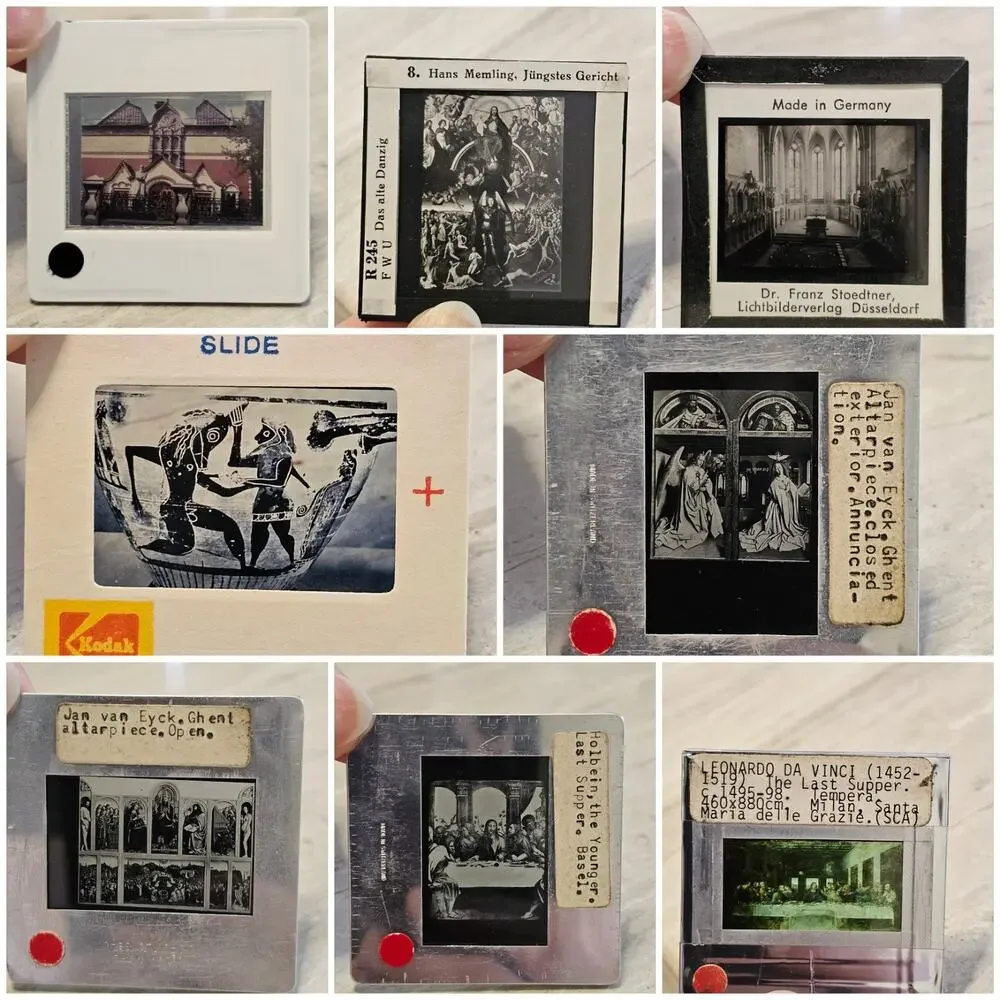 Vintage German Lantern Slides - Dr. Franz Stoedtner-Medieval Art & History FWU